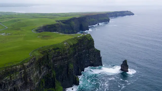 The Cliffs of Moher on the Irish coast