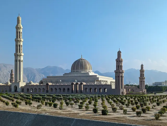 Sultan Qaboos Grand Mosque in Muscat, Oman